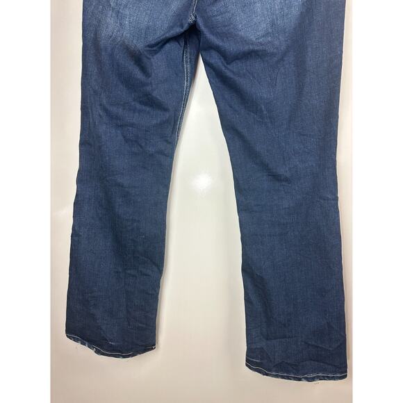 Silver Jeans Suki Bootcut Denim Jeans Dark Wash Stretch Women's Plus Size 18 33L - Picture 8 of 11